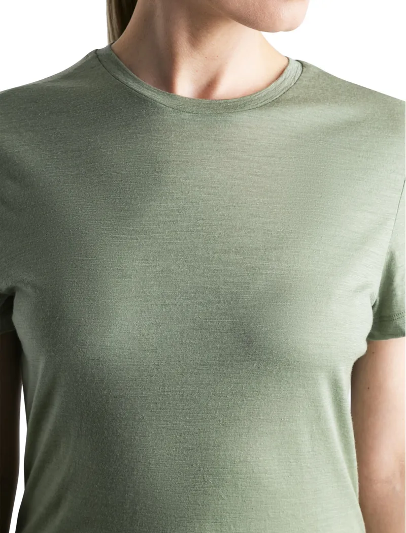 Icebreaker Women's Merino 150 Tech Lite Short Sleeve T-Shirt Lichen-4