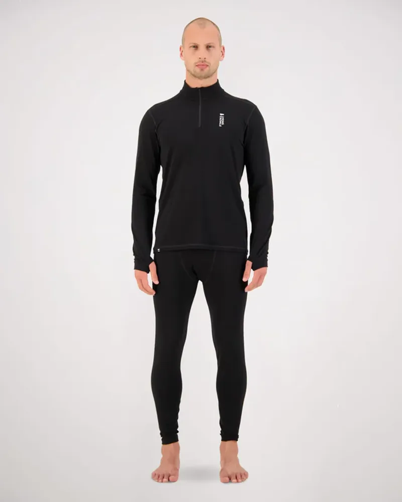 Mons Royale Men's Cascade Merino Flex 200 Legging Black-2