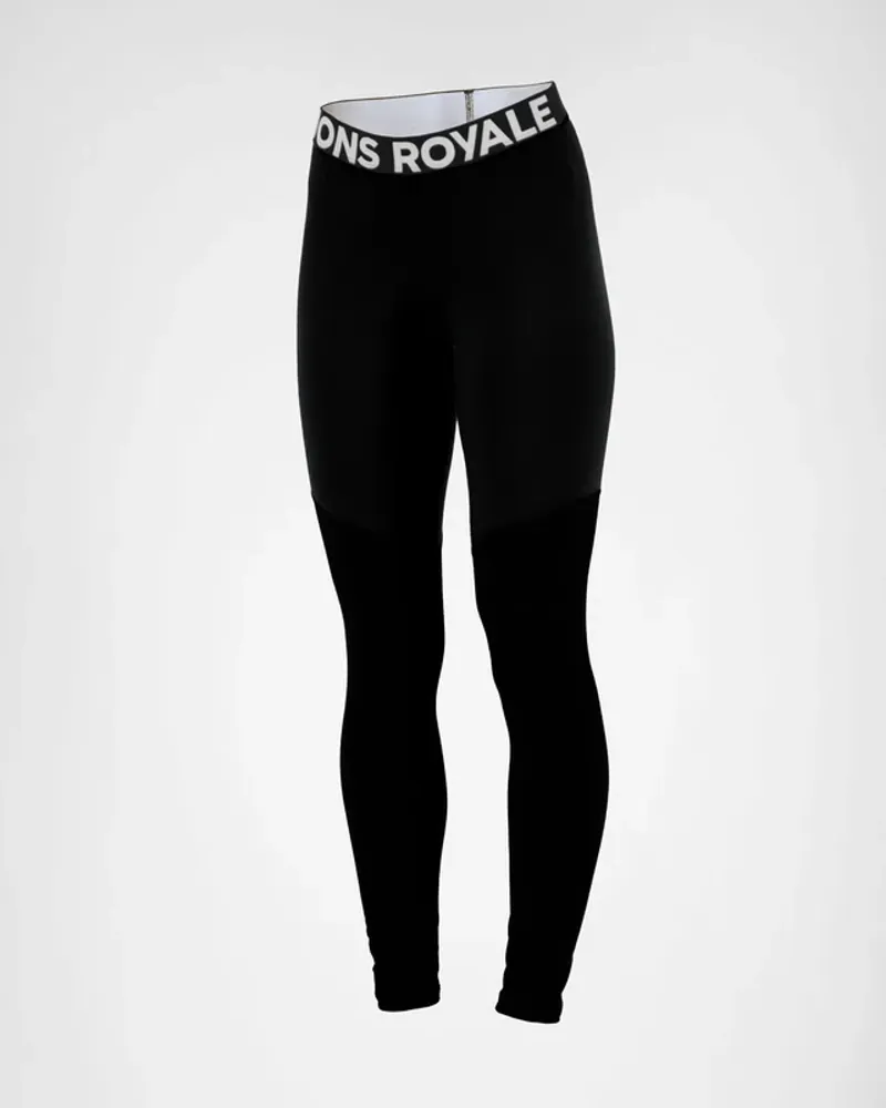 Mons Royale Women's Cascade Merino Flex 200 Legging Black-6