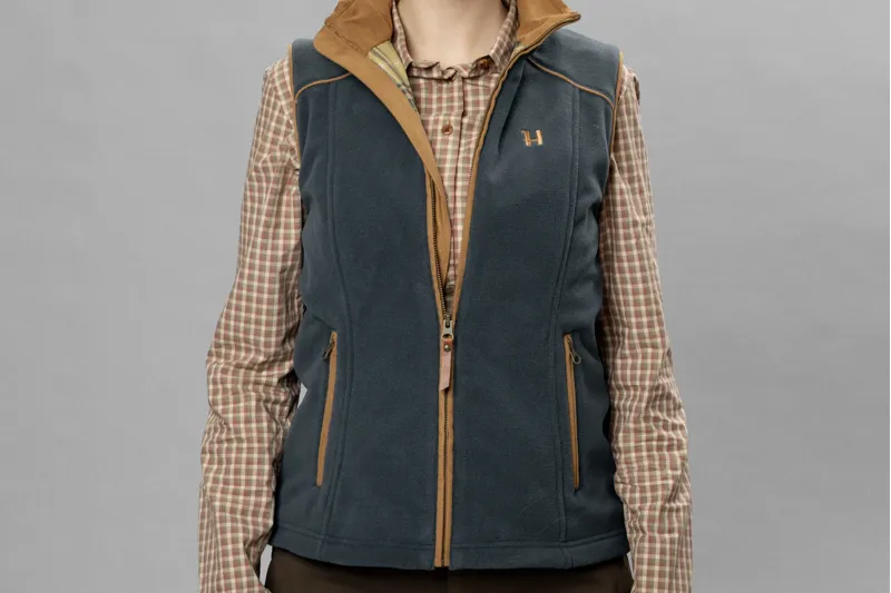 Harkila Women's Sandhem 200 Waistcoat - Dark Navy-4