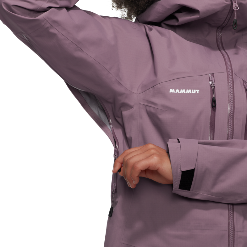 Mammut Women's Taiss Hardshell Hooded Jacket Flux-5