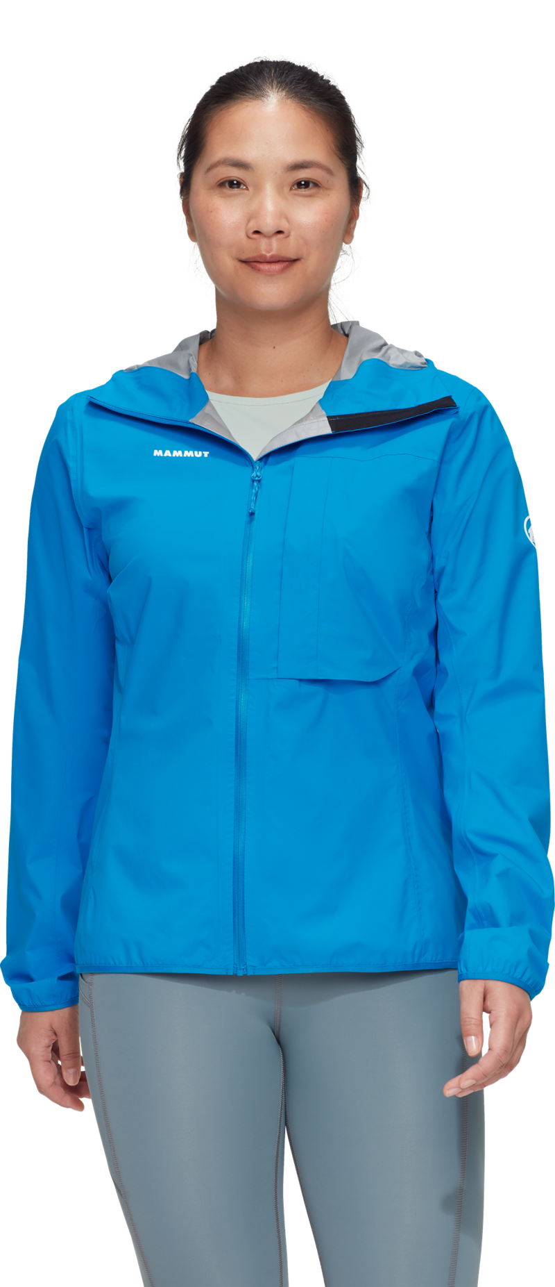 Mammut Women's Ducan Light HS Hooded Jacket in Glacier Blue-2