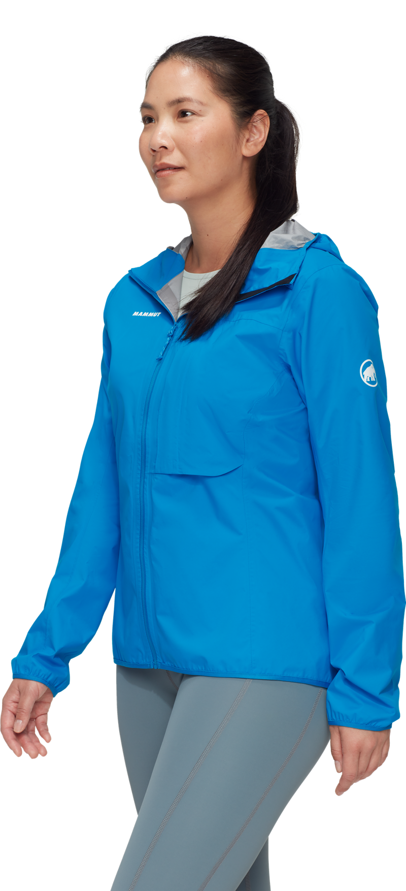 Mammut Women's Ducan Light HS Hooded Jacket in Glacier Blue-1