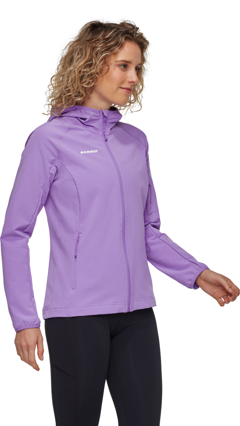 Mammut Women's Madris Light Mid Layer Hooded Jacket Lavandin-2