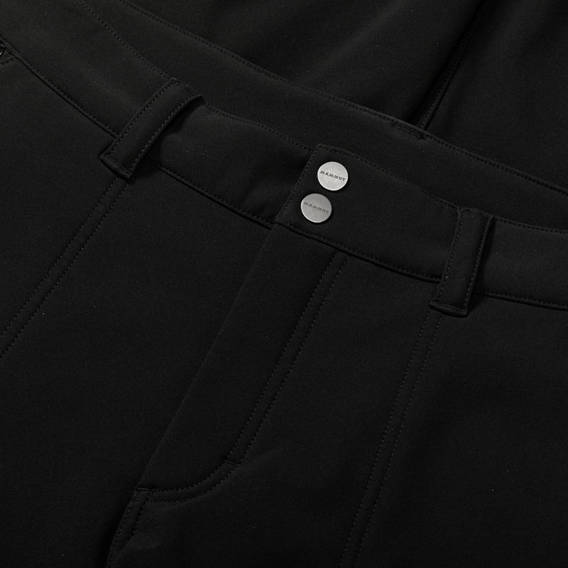 Men's Runbold Winter Softshell Pants - Black-5