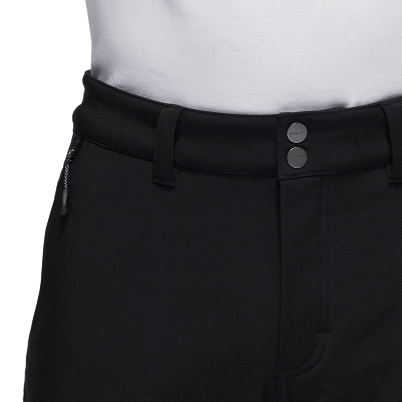 Men's Runbold Winter Softshell Pants - Black-4