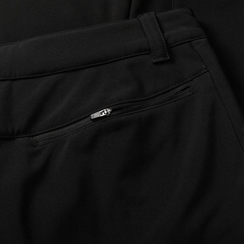 Men's Runbold Winter Softshell Pants - Black-8