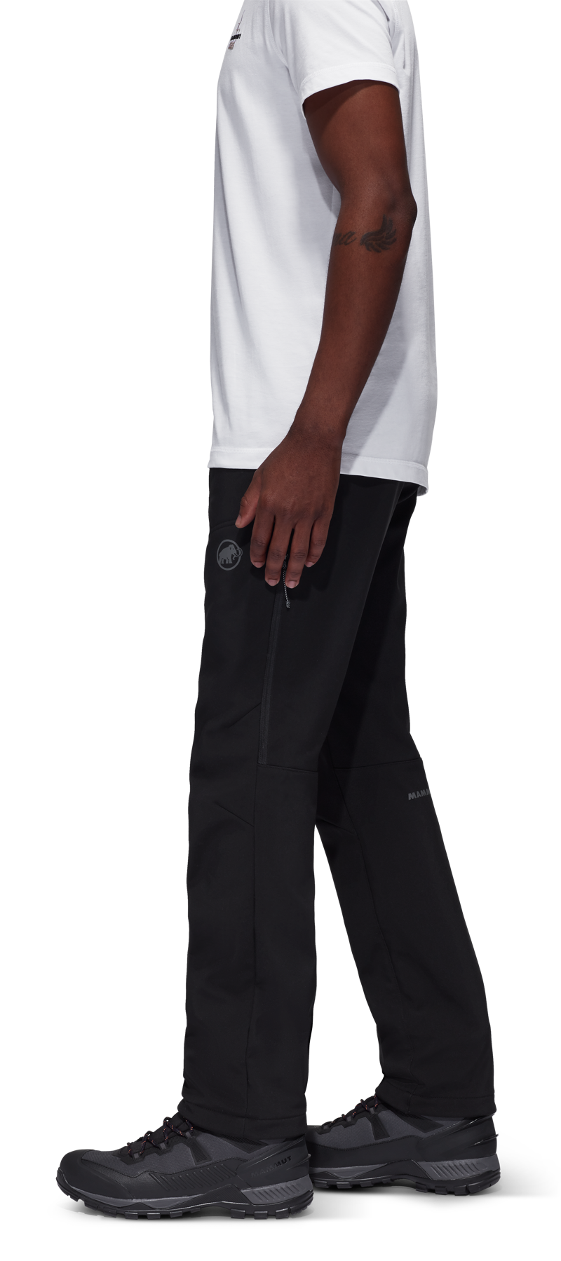 Men's Runbold Winter Softshell Pants - Black-3