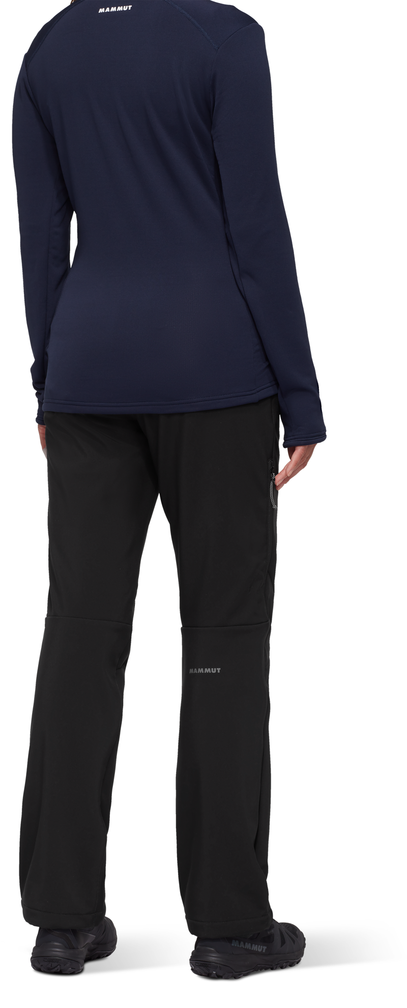 Mammut Women's Runbold Winter Softshell Pants - Black-2