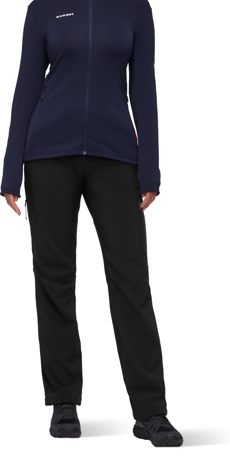 Mammut Women's Runbold Winter Softshell Pants - Black-1