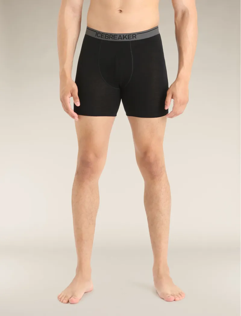 Men's Merino 150 Anatomica Long Boxers Black