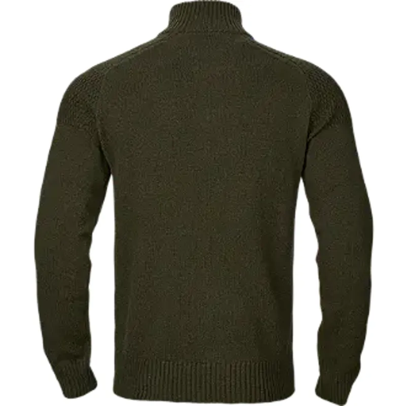 Harkila M's Vincent merino half zip pullover Rosin-2