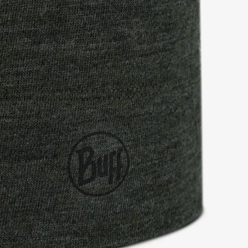 Buff Merino Midweight Beanie Solid Bark-1
