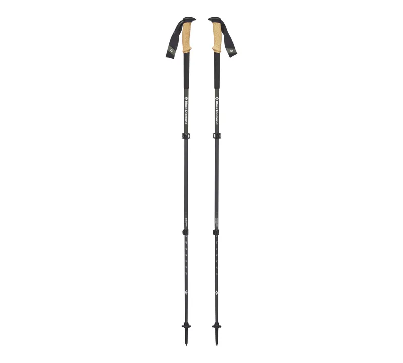 Black Diamond Alpine Carbon Cork Trekking Poles Pair Tundra Pair