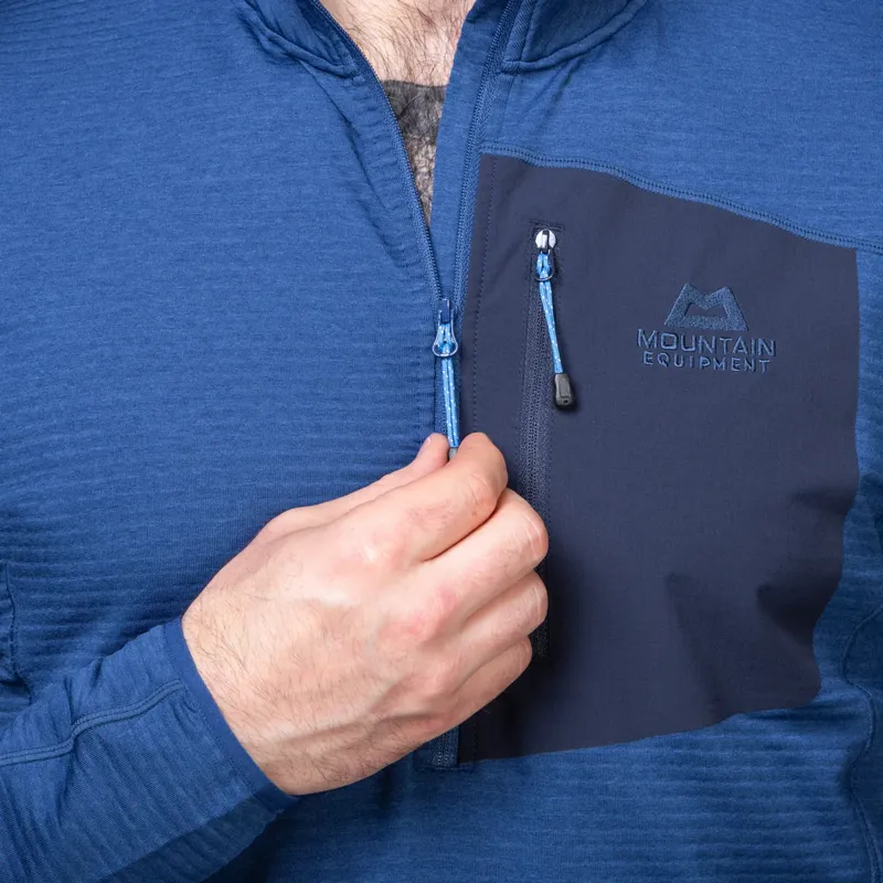 Mountain Equipment Men's Lumiko Zip T -Admiral/Cosmos-3