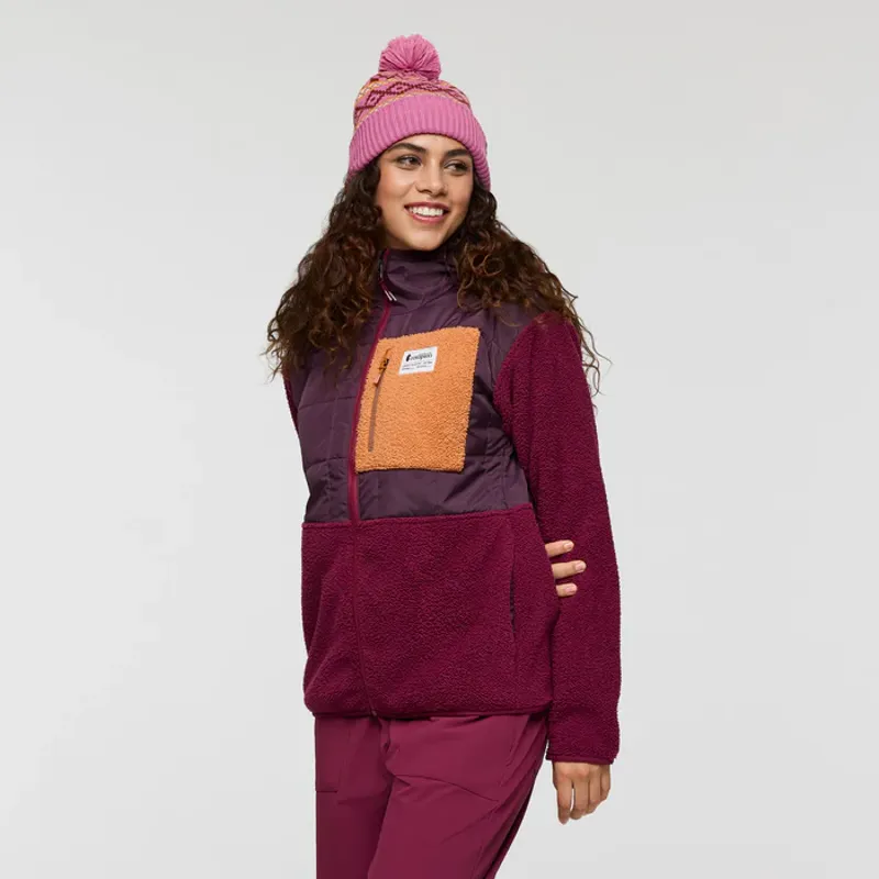 Cotopaxi Women's Trico Hybrid Hooded Jacket Blackberry and Jam