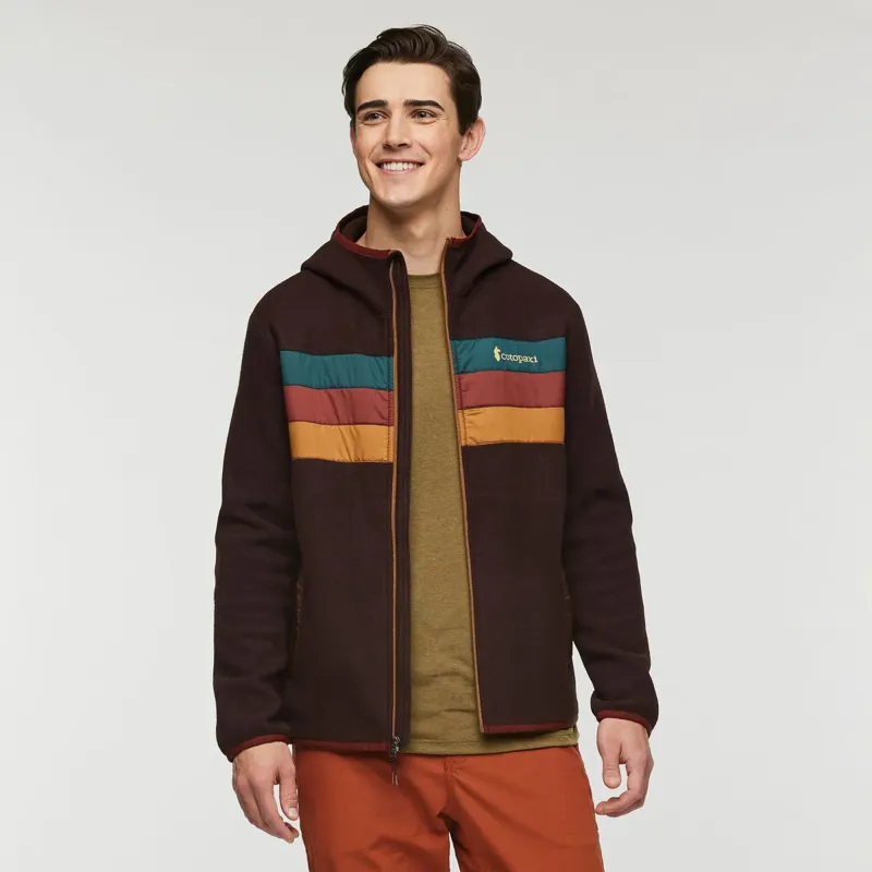 Cotopaxi Men's Teca Fleece Hooded Full-Zip Jacket Sepia Sunset-7