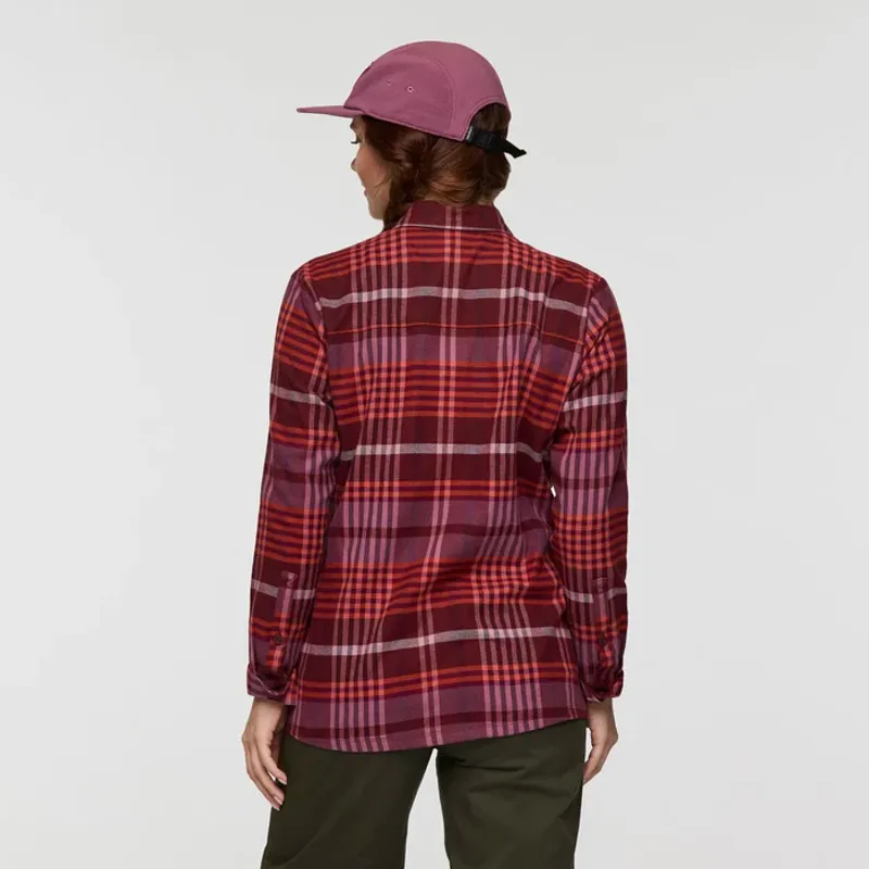 Cotopaxi Women's Quedo Flannel Shirt Mulberry Plaid-3