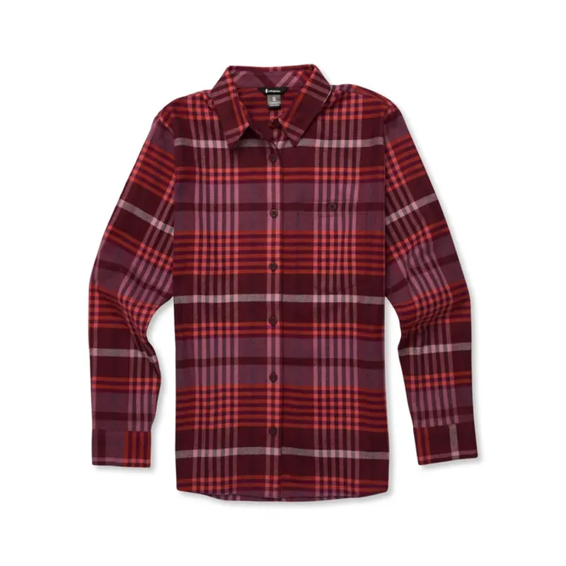 Cotopaxi Women's Quedo Flannel Shirt Mulberry Plaid-7