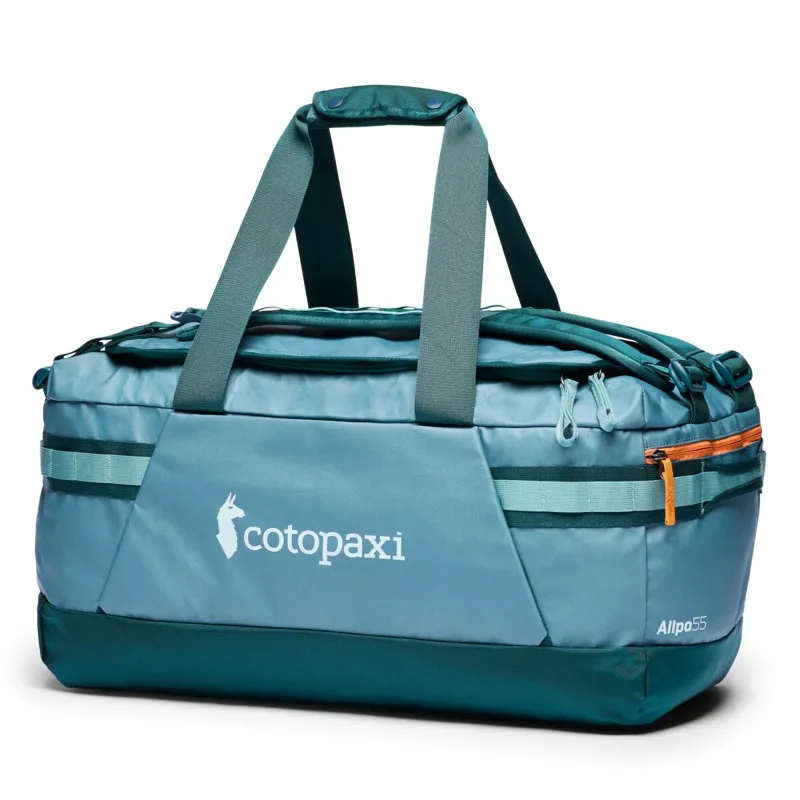 Cotopaxi Allpa Getaway 55L Duffel Blue Spruce And Abyss