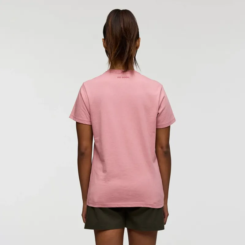 Cotopaxi Women's Cotopaxi Llama T-Shirt Rose-3