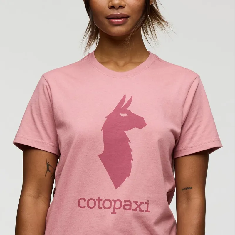Cotopaxi Women's Cotopaxi Llama T-Shirt Rose-1