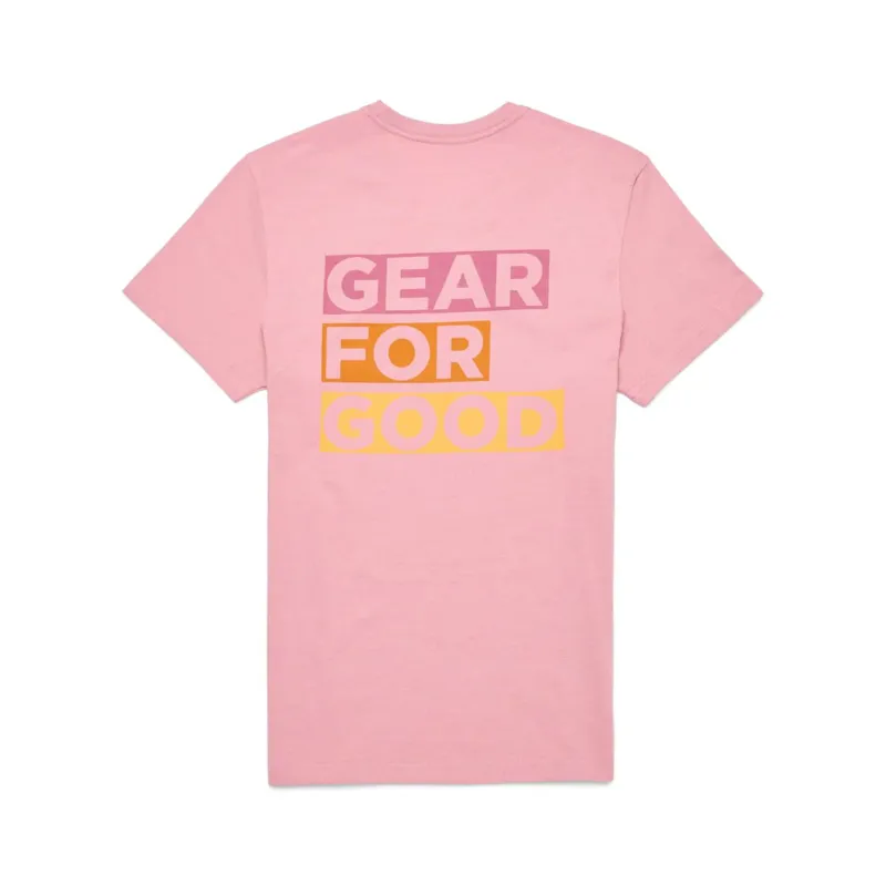 Cotopaxi Women's Gear For Good Stripes T-Shirt Rose-7