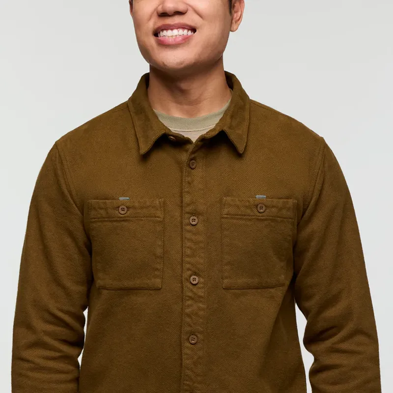 Cotopaxi Men's Mero Organic Flannel Shirt Live Oak-4