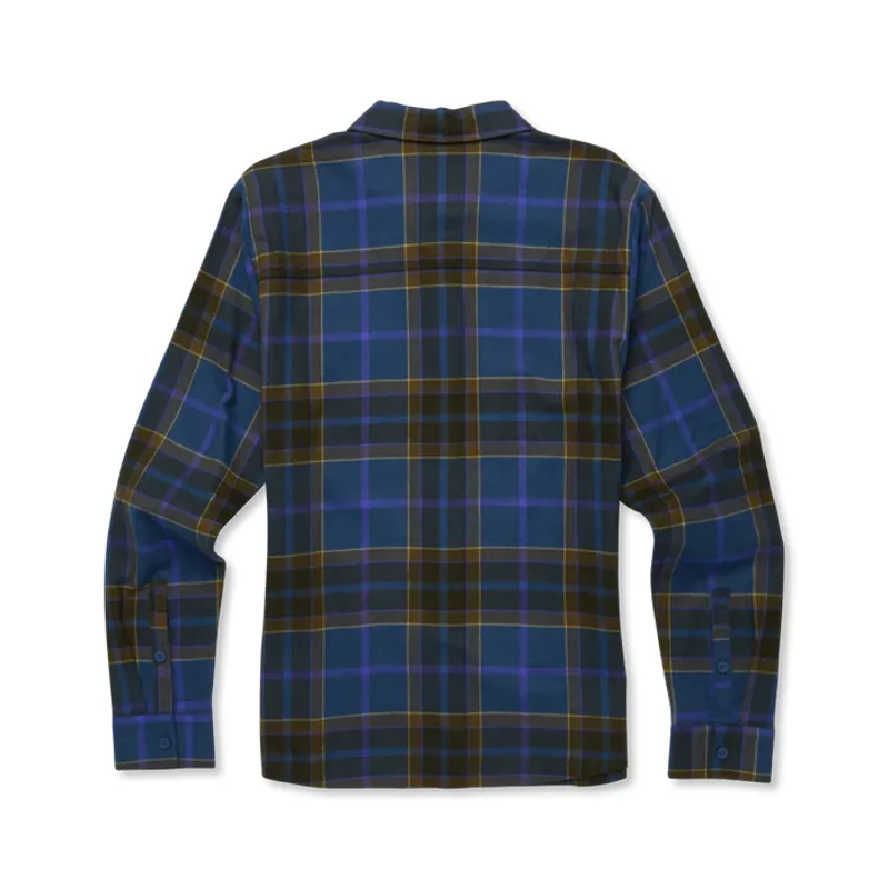 Cotopaxi Men's Quedo Flannel Shirt Deep Sea Plaid-6