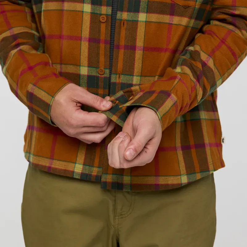 Cotopaxi Men's Quedo Flannel Shirt Sienna Plaid-3