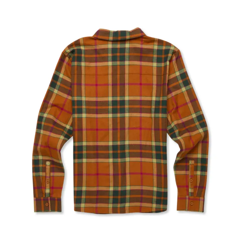 Cotopaxi Men's Quedo Flannel Shirt Sienna Plaid-5