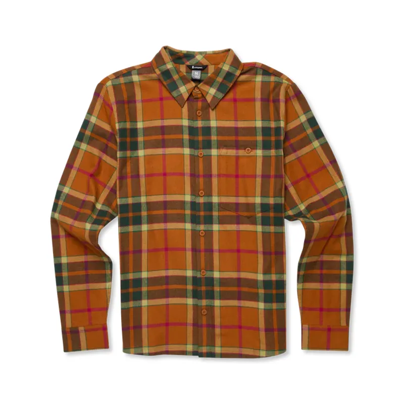 Cotopaxi Men's Quedo Flannel Shirt Sienna Plaid-4