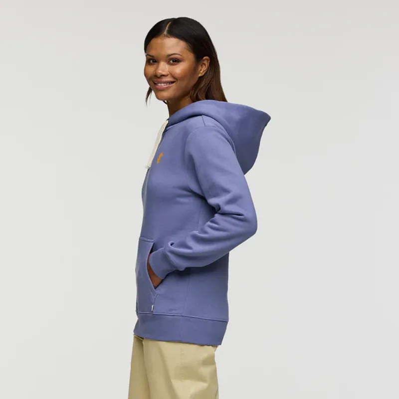 Cotopaxi Women's Up and Up Pullover Hoodie Blue Smoke-2