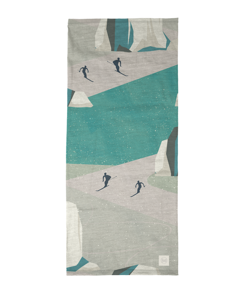 Buff Merino Lightweight Prints Ekan Grey
