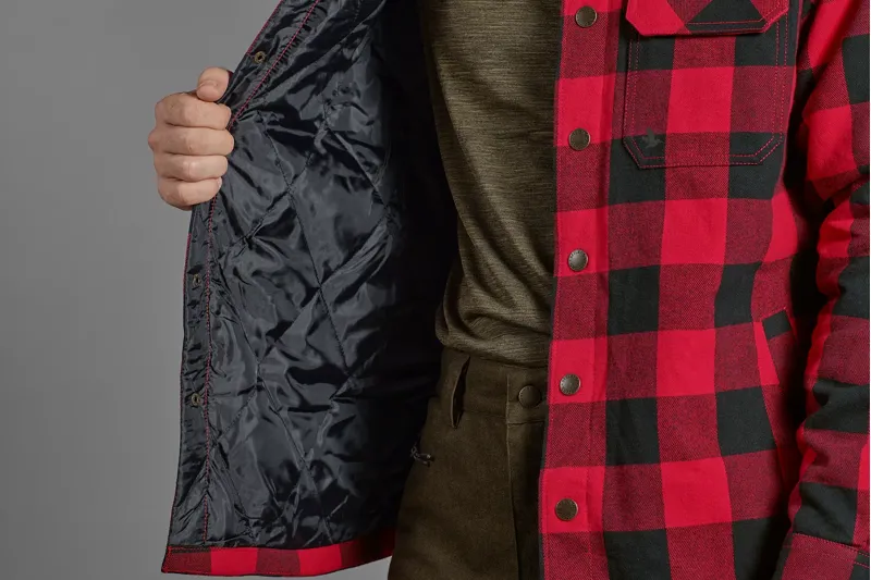 Seeland Men's Canada Shirt - Red Check-4
