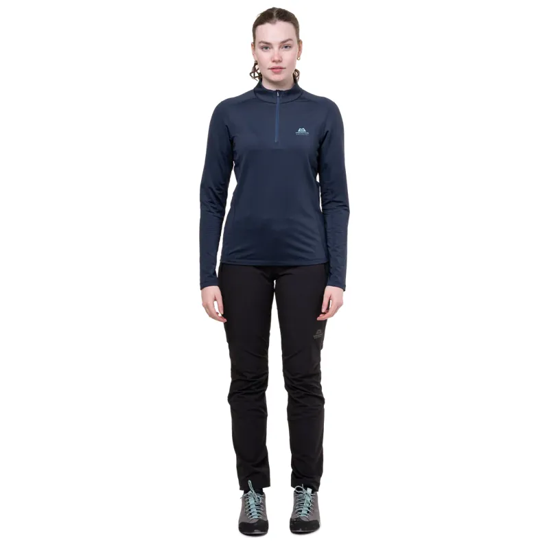 Mountain Equipment Women Cerrig LS Zip T -Cosmos-2