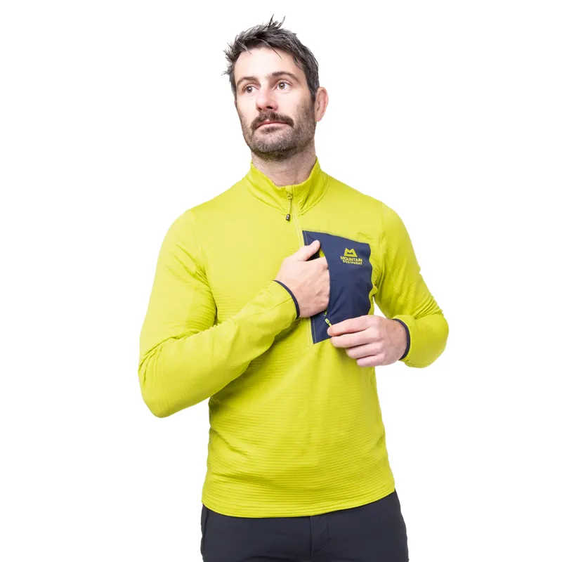 Mountain Equipment Men's Lumiko Zip T Vine/Cosmos-3