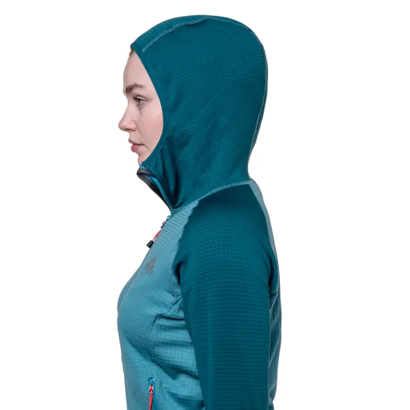 Mountain Equipment W's Eclipse Hooded Jacket Topaz/Medieval-2