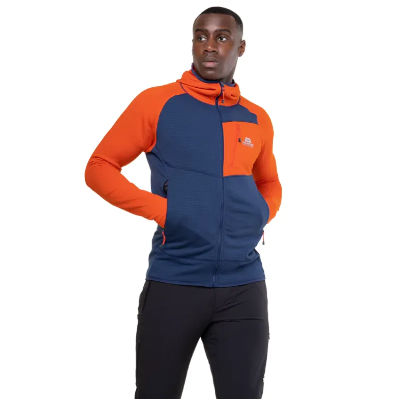 Mountain Equipment Men's Eclipse Hooded Jacket -Rust/Medieval-2