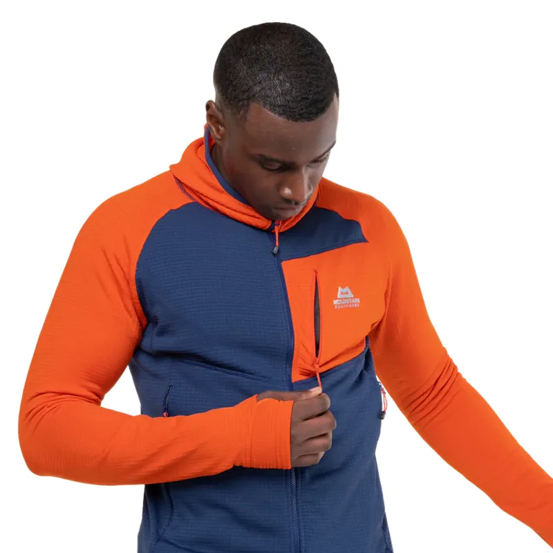 Mountain Equipment Men's Eclipse Hooded Jacket -Rust/Medieval-3
