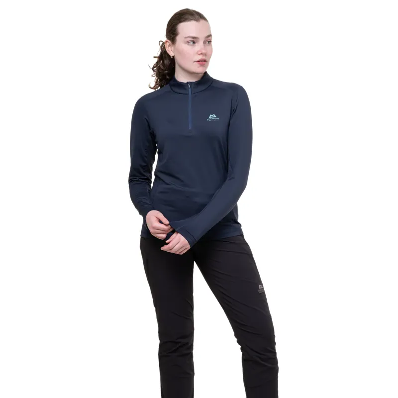 Mountain Equipment Women Cerrig LS Zip T -Cosmos