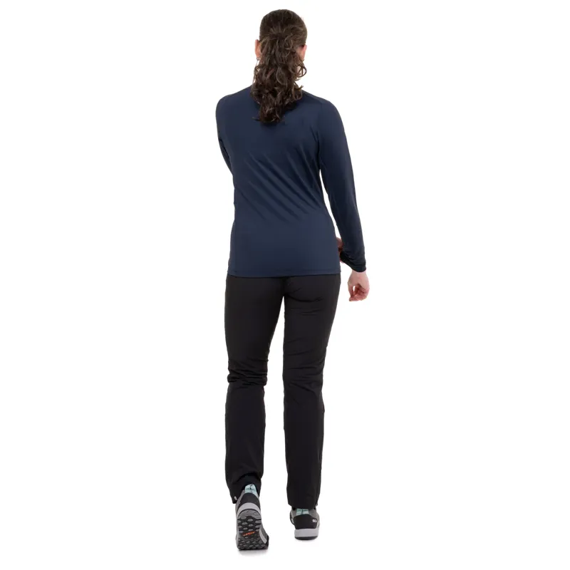 Mountain Equipment Women Cerrig LS Zip T -Cosmos-1