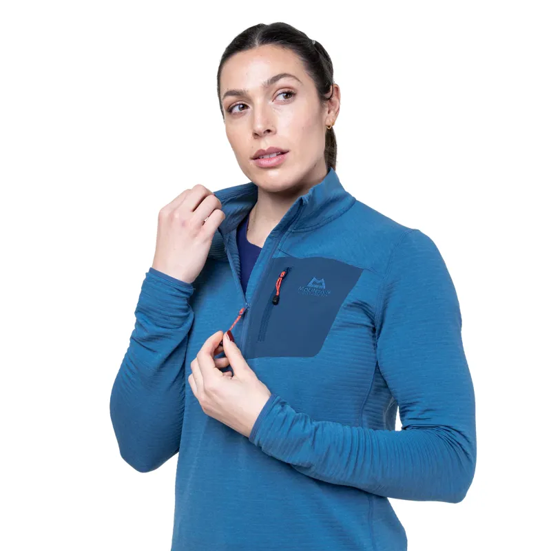 Mountain Equipment Women's Lumiko ZipT - Stellar/Majolica-1