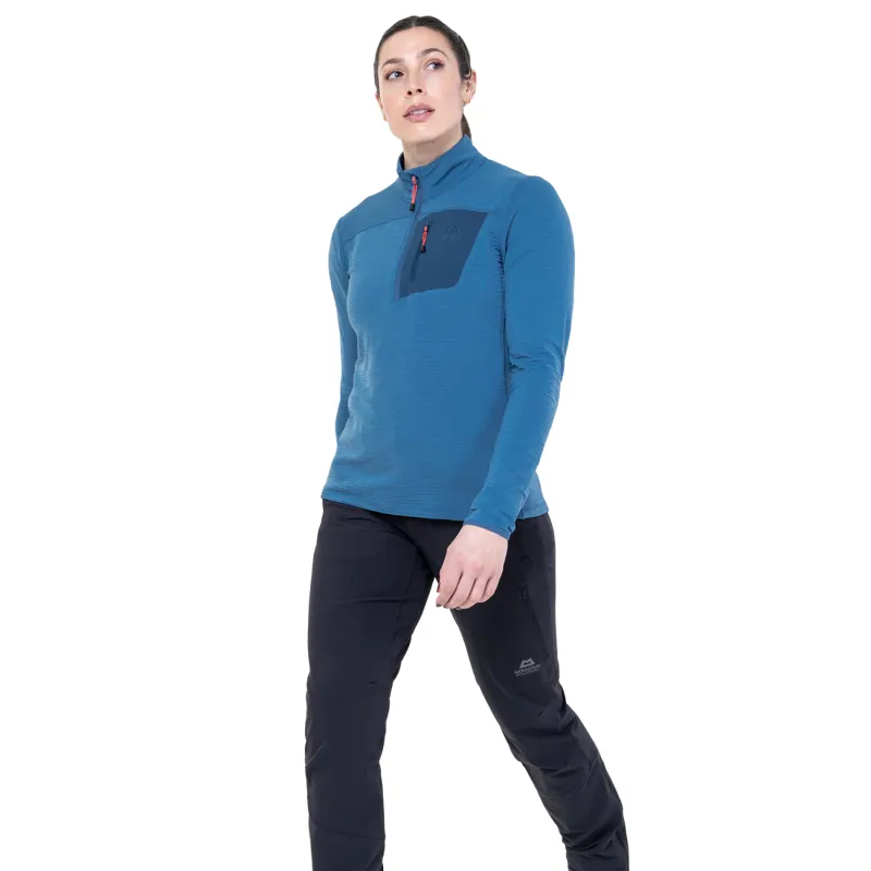 Mountain Equipment Women's Lumiko ZipT - Stellar/Majolica-2