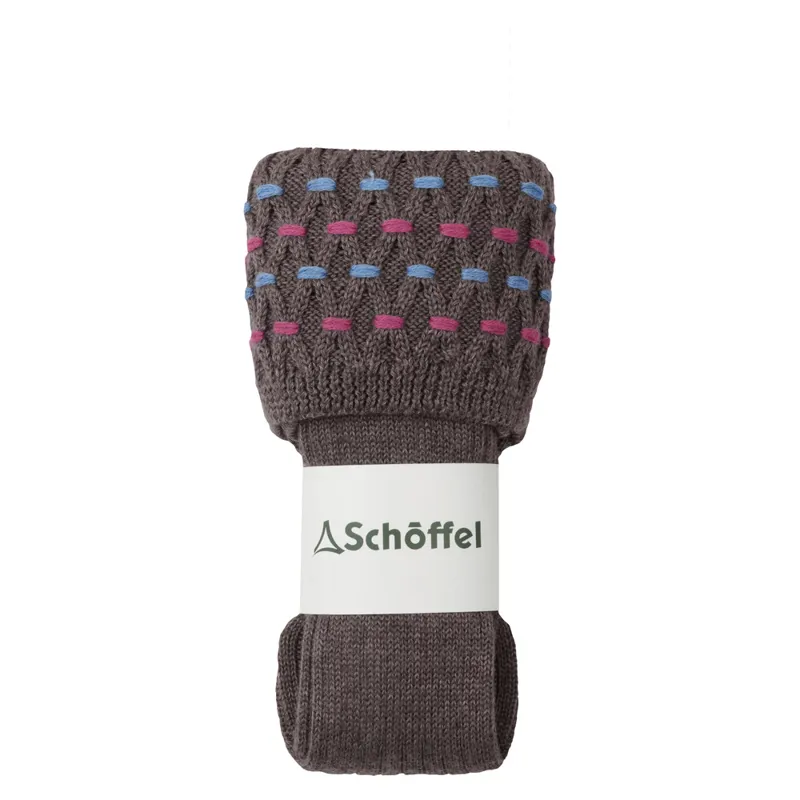 Schoffel Womens Stitch Sock II Mink