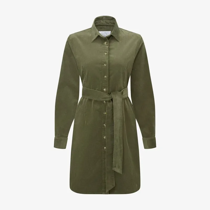 Schoffel Women's Sage Cord Dress Dark Sage
