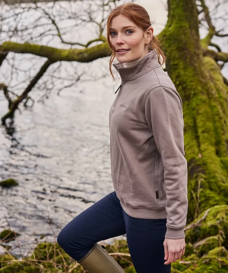 Schoffel Women's Sennen Cove Sweatshirt - Mushroom-1