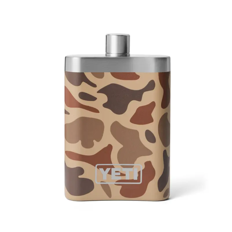 Yeti Rambler Hip Flask Wetlands Camo