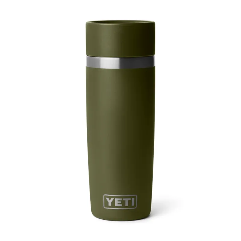 Yeti Rambler 16 Oz Travel Bottle - Olive/King Crab Orange
