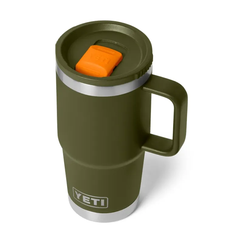 Yeti Rambler 20 Oz Travel Mug - Olive/King Crab-1